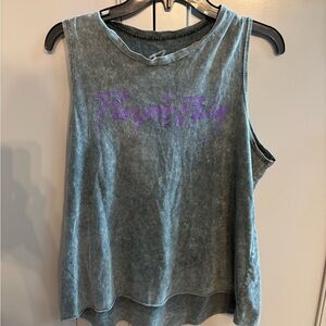 Purple Rain Prince Sleeveless Top sz Lg